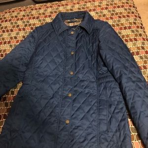 LL Bean quilted jacket size medium